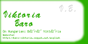 viktoria baro business card